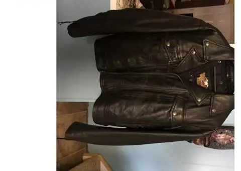 Leather Harley Davidson Riding Jacket